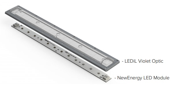 Infographic - New Energy Luminus UV-C Linear LED Modules Infographic - New Energy Luminus UV-C Linear LED Modules